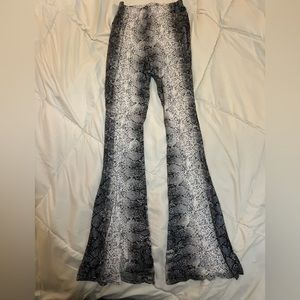 Wide Leg Print Pants - Boohoo NightOut